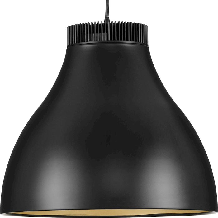 Progress Lighting Radian LED 14" Modern Black/Metal Pendant - P500373-31M-30