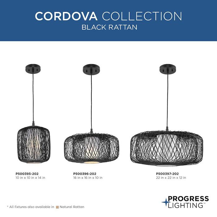 Progress Lighting Cordova 1-Light Mini Pendant