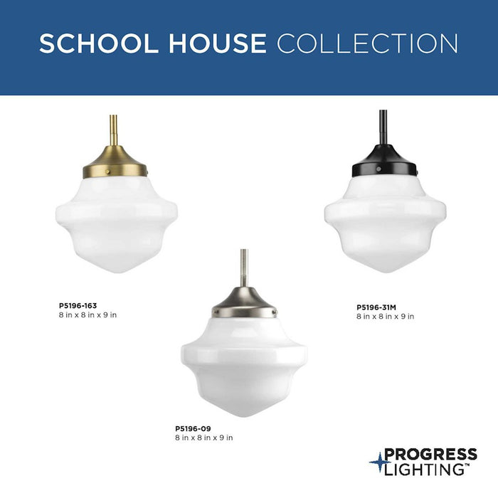 Progress Lighting School House 1-Light Mini-Pendant