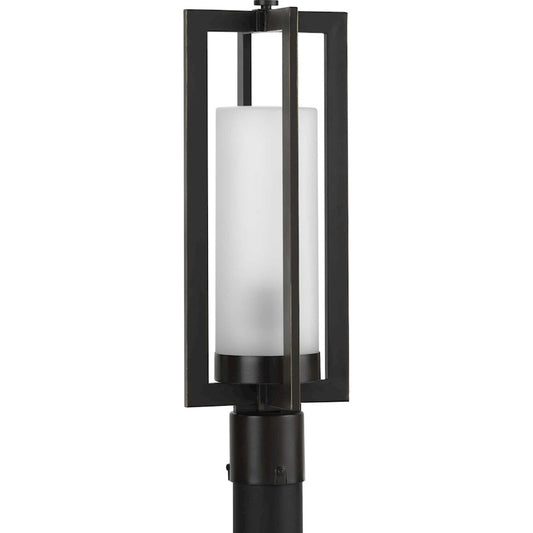 Progress Lighting Janssen Bronze Outdoor Post Light, Etched - P540017-108