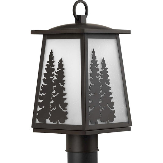 Progress Lighting Torrey Bronze Outdoor Post Light, Etched Seeded - P540060-020