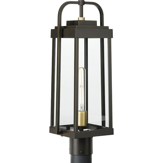 Progress Lighting Walcott 1-Lt BZ/Brasstone Outdoor Post-Lt - P540090-020