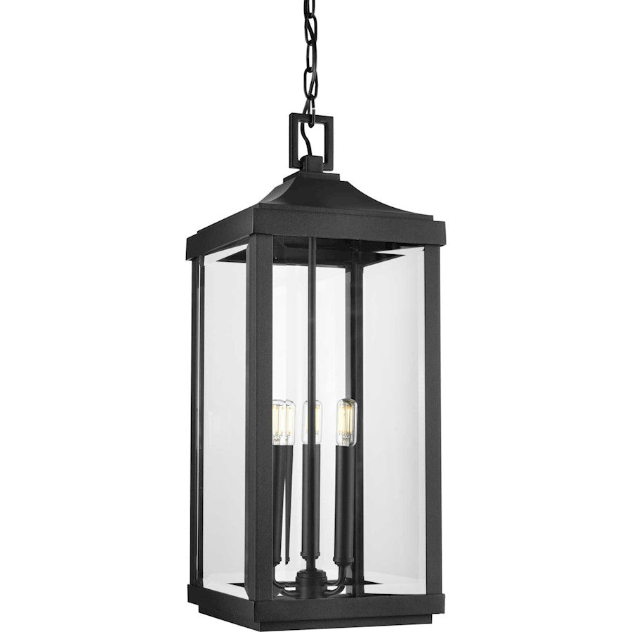 Progress Lighting Gibbes Street 3-LT Outdoor Pendant, Beveled - P550004-031