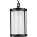 Progress Lighting Irondale Black Outdoor Hanging Lantern, Clear - P550054-031