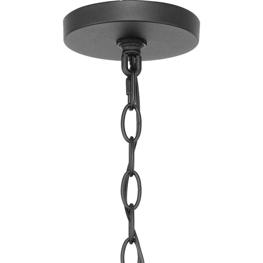 4 Light Outdoor Pendant, Black