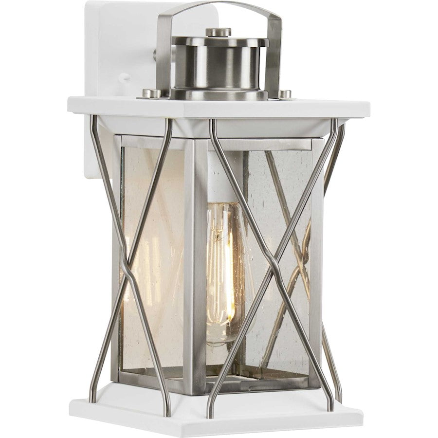 Progress Lighting Barlowe Steel Small Wall Lantern, Seeded - P560156-135