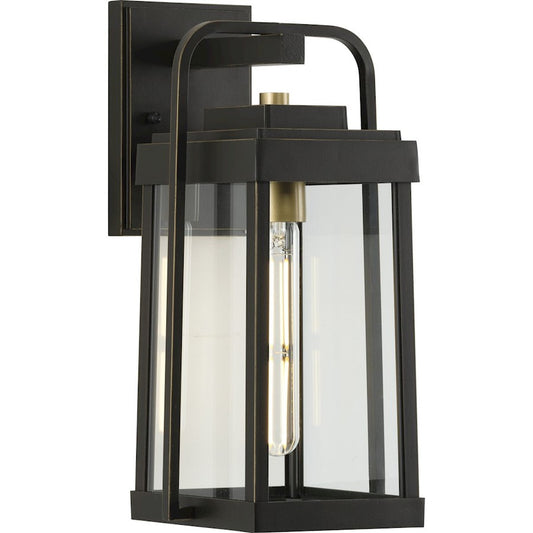 Progress Lighting Walcott 1-Lt 14" BZ/Brass Outdoor Wall Lantern - P560286-020