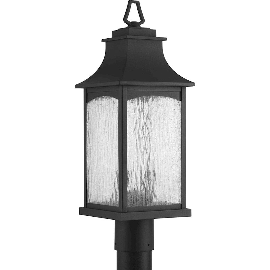 Progress Lighting Maison 2 Light Post Lantern, Black