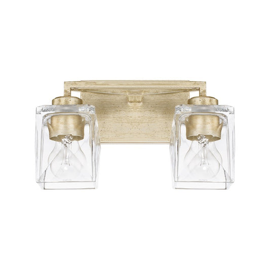 OPEN BOX ITEM: Capital Lighting Karina 2 Light Vanity, Gold - CL128121WG-459