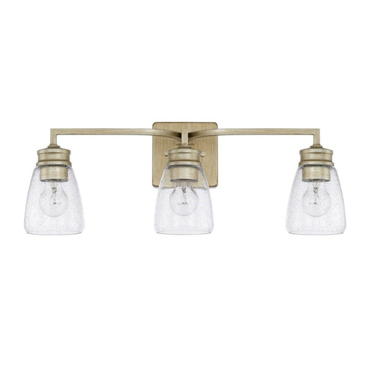 OPEN BOX ITEM: HomePlace by Capital Newbury 3 Light Vanity, GD - CL129031WG-453