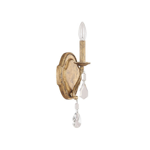 OPEN BOX ITEM: Capital Lighting Blakely 1 Light Wall Sconce, Antique Gold