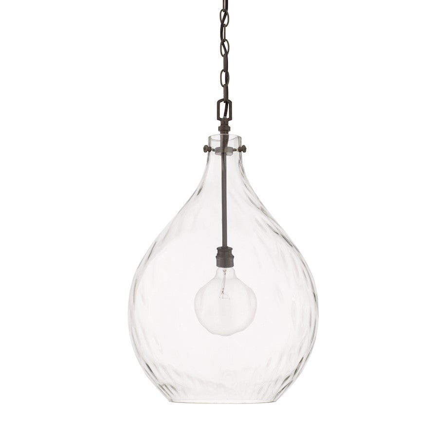 OPEN BOX ITEM: Capital Lighting Bristol 1 Light Pendant, Farm House - 325011FH