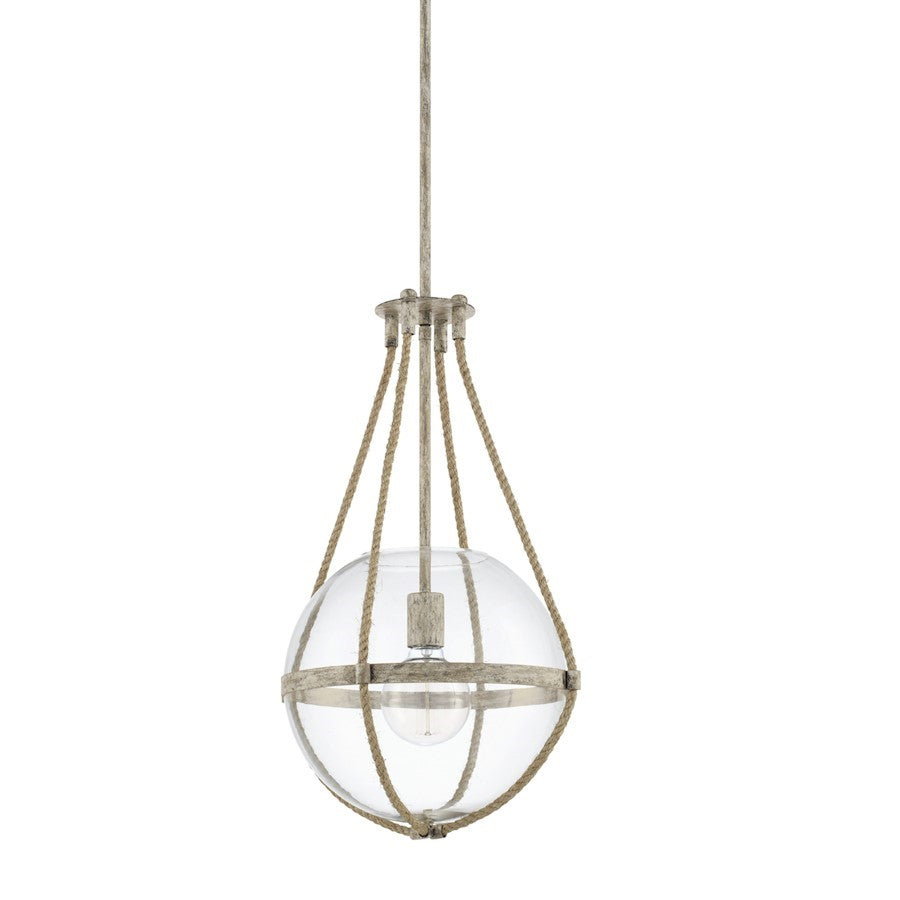 OPEN BOX ITEM: Capital Lighting Beaufort 1 Light 13" Pendant, Sand - 327413MS