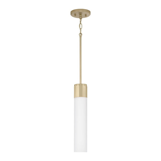 OPEN BOX ITEM: Capital Lighting Sutton 1 Light Pendant, Soft Gold/Soft White