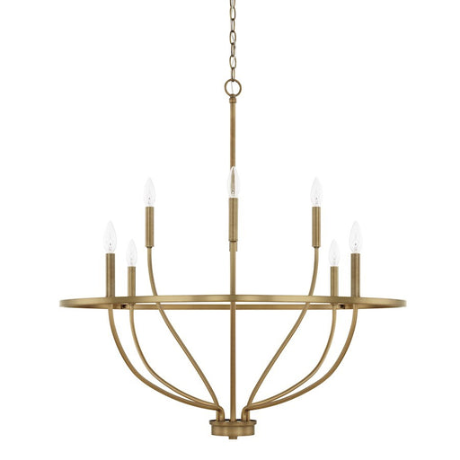 OPEN BOX ITEM: HomePlace by Capital Greyson 8 Light Chandelier, BS - CL428581AD