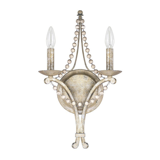 OPEN BOX ITEM: Capital Lighting Adele Collection 2 Lt Sconce, SQ - CL4442SQ-000