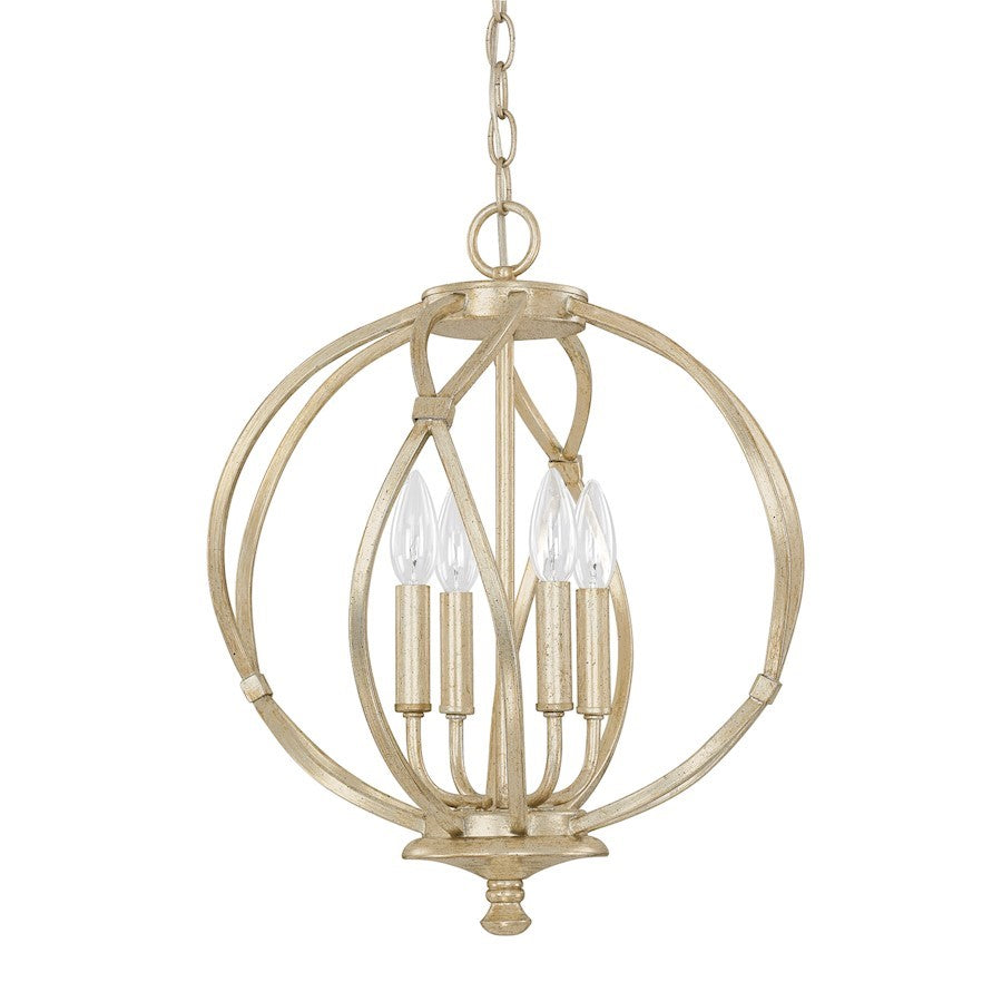 OPEN BOX ITEM: Capital Lighting Bailey 4 Light Pendant, Winter Gold - 4723WG