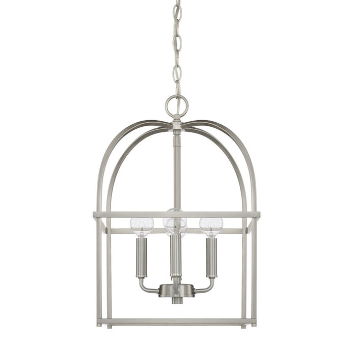 OPEN BOX ITEM: HomePlace by Capital 4 Light Foyer, Brushed Nickel - CL527542BN