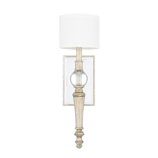 OPEN BOX ITEM: Capital Lighting Carlyle 1Lt Sconce, Silver - CL611711GS-654