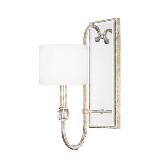 OPEN BOX ITEM: Capital Charleston 1 Lt Sconce, Silver/Gold Leaf - CL613311SG-654