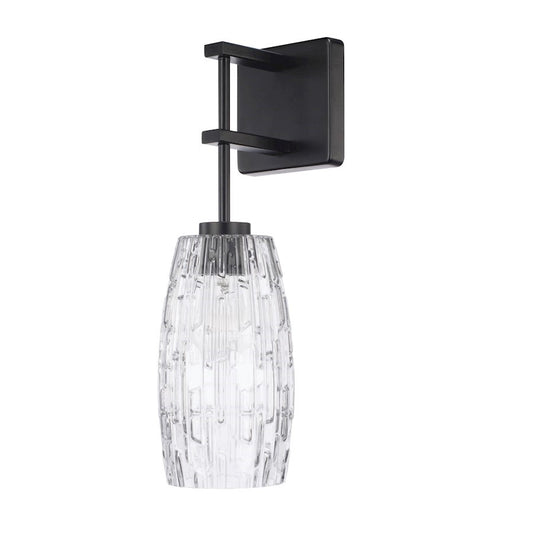 OPEN BOX ITEM: Capital Lighting 1 Light Sconce, Matte Black - CL628611MB-450