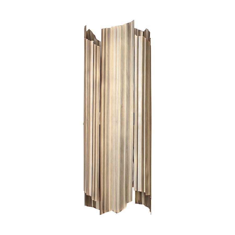 OPEN BOX ITEM: Capital Lighting Xavier 2 Light Sconce, Aged Brass - CL633421AD