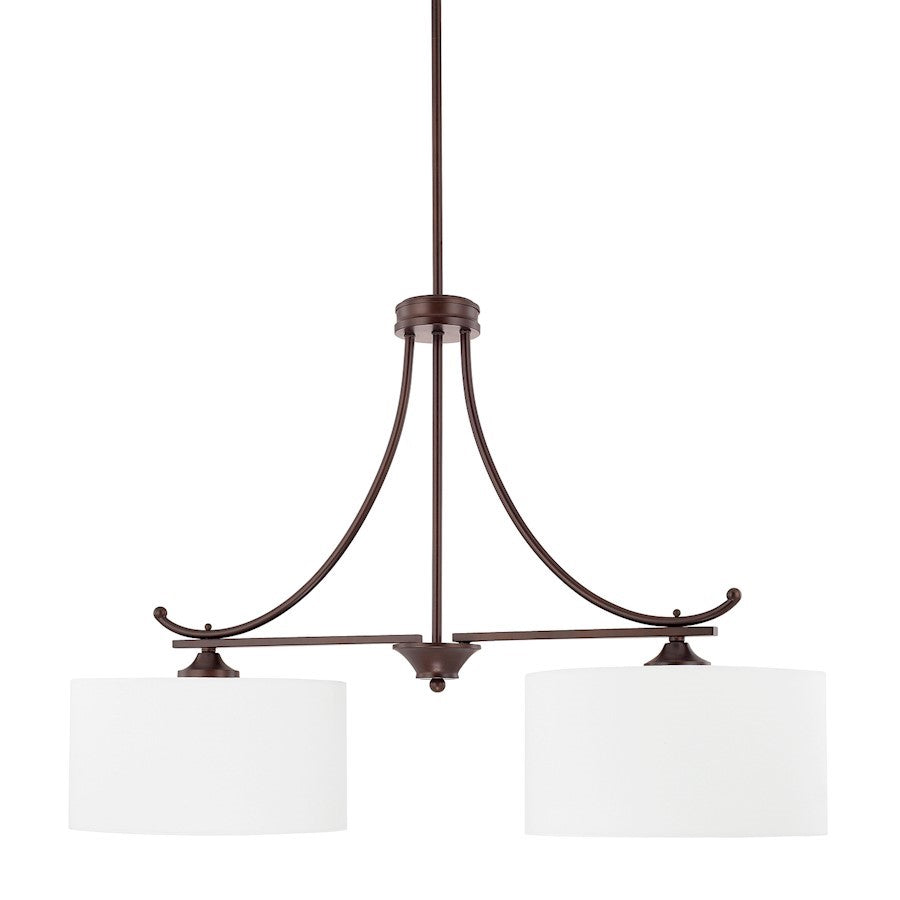 OPEN BOX ITEM: HomePlace by Capital Lighting 2 Lt 30" Island, BZ - 816121BZ-663