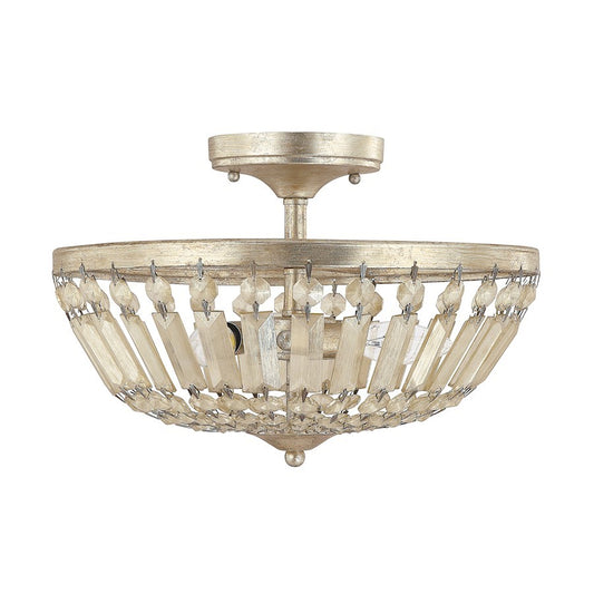 OPEN BOX ITEM: Capital Lighting Fifth Avenue 3 Light Semi-Flush, Gold - 9173WG