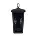 OPEN BOX ITEM: Capital Lighting Donnelly 2 Lt SM Outdoor Wall, BK - CL926221BK