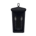 OPEN BOX ITEM: Capital Lighting Donnelly 2Lt LG Outdoor Wall, BK - CL926222BK