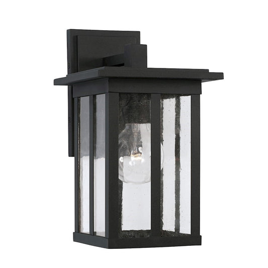 OPEN BOX ITEM: Capital Lighting Barrett 1-Lt Outdoor Wall Lant, BK - CL943811BK