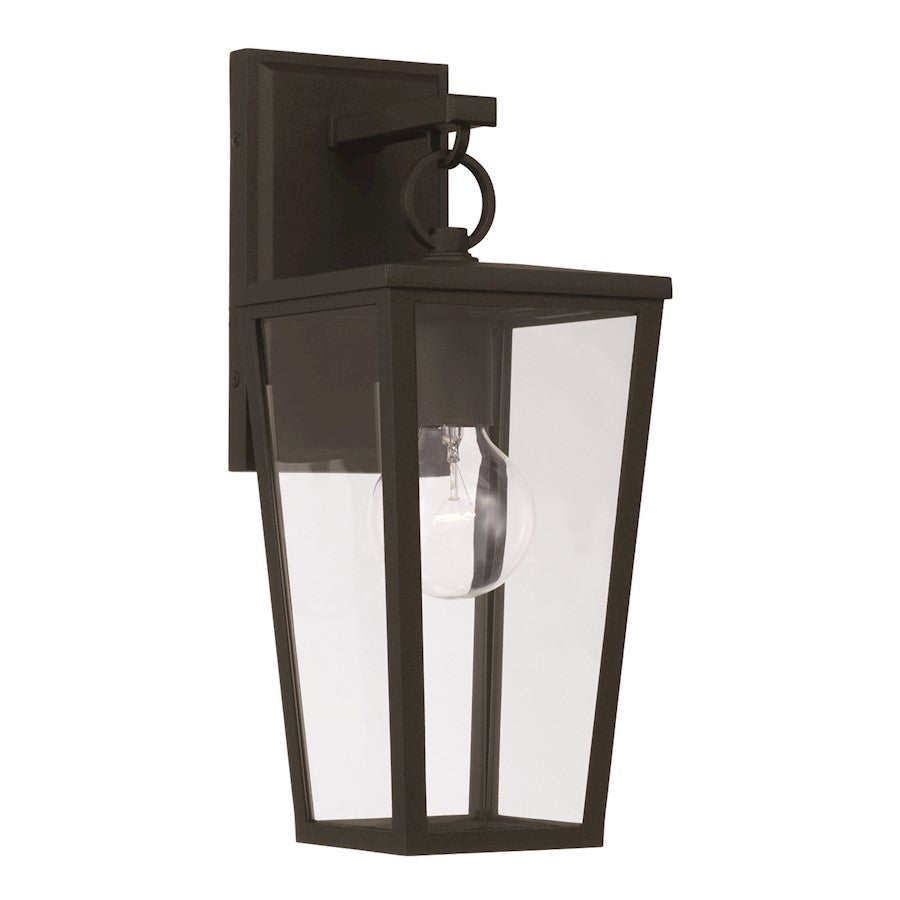 OPEN BOX ITEM: Capital Lighting Elliott SM 1-Lt Outdoor Lantern BK - CL948111BK