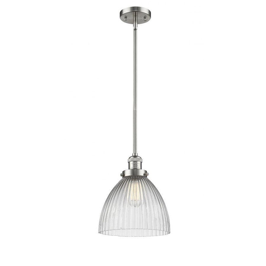 OPEN BOX ITEM: Innovations LED Seneca Falls 10" Pendant, SN - IL201S-SN-G222-LED