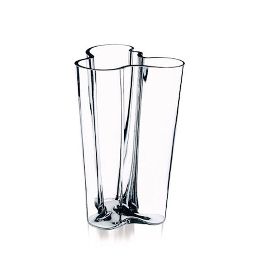 OPEN BOX ITEM: Iittala Aalto Finlandia 10" Vase, Clear - IZ1007154