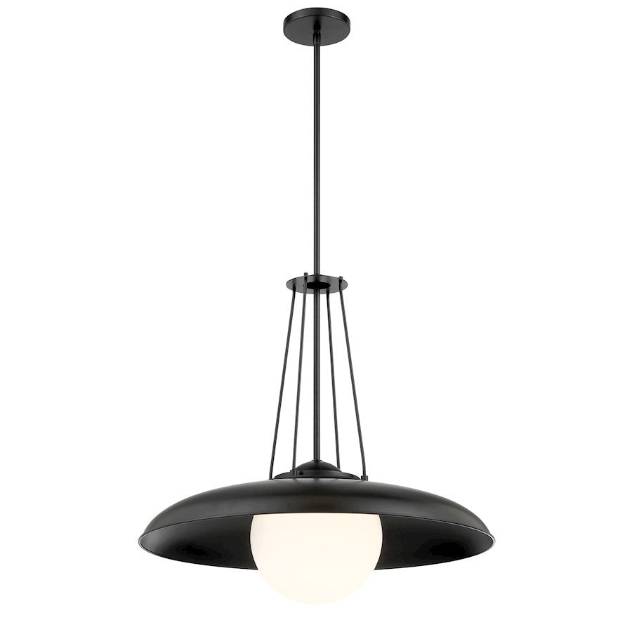 OPEN BOX ITEM: Minka Lavery Schooner Ridge 1-Lt 24" Pendant, Coal - MI6405-66A