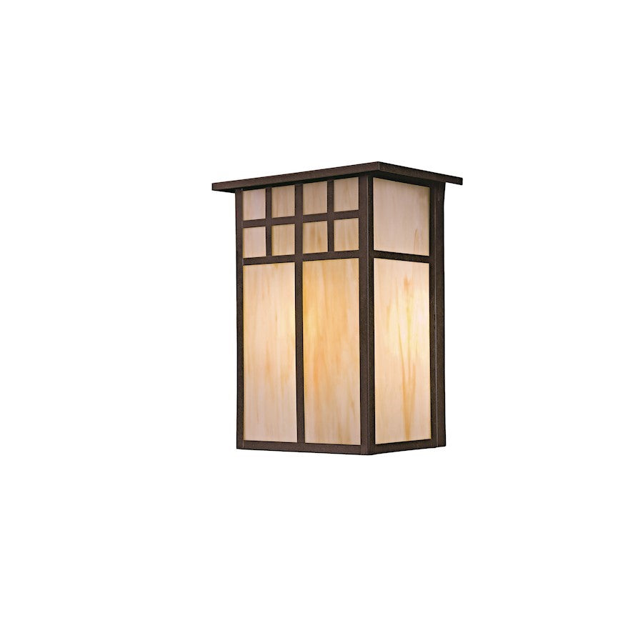 OPEN BOX ITEM: Minka Lavery 1-Lt Outdoor 10" Wall Mount, TF Bronze - 8603-A179