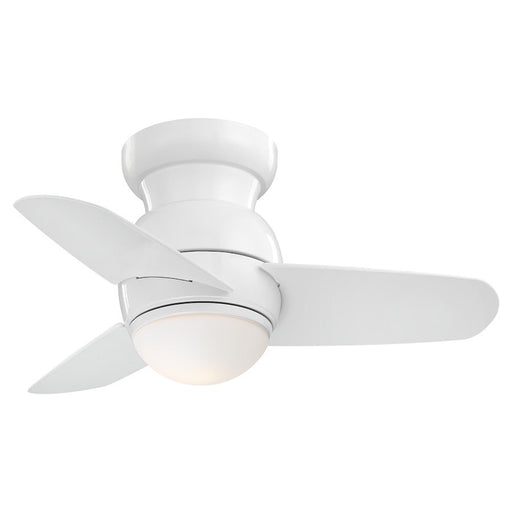 OPEN BOX ITEM: Minka Aire Spacesaver 26" LED Ceiling Fan, White - F510L-WH