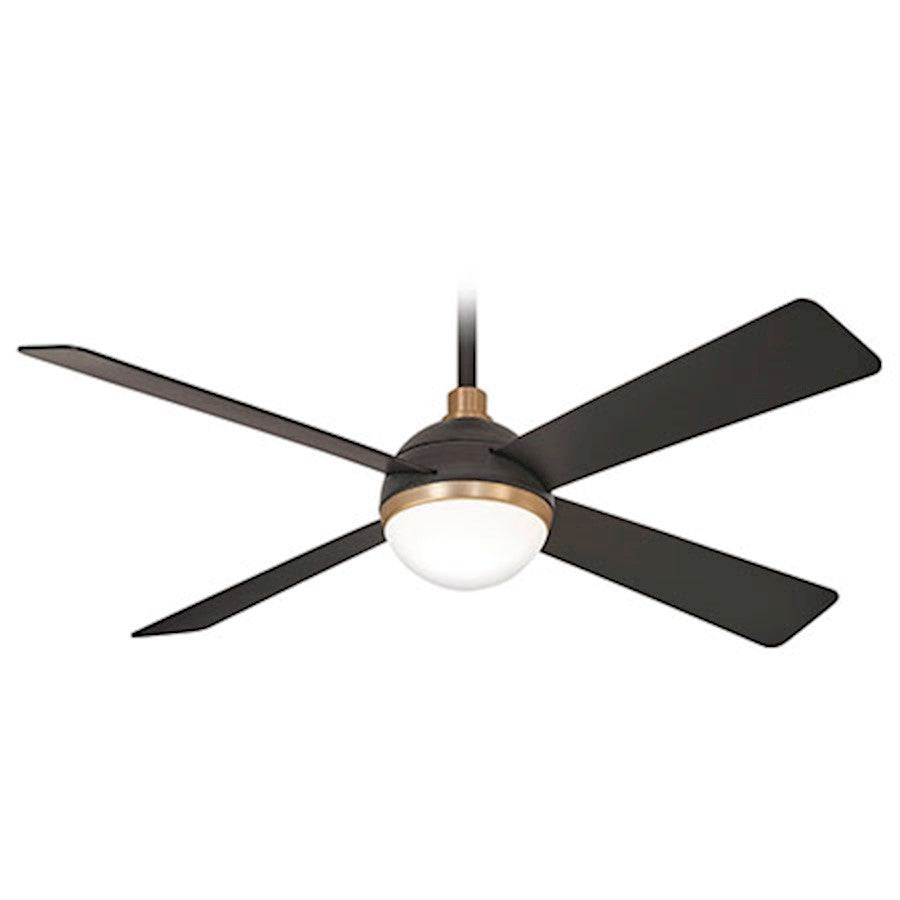 OPEN BOX ITEM: Minka Aire Orb 54" LED Ceiling Fan, Soft Brass - MIF623L-BC-SBR