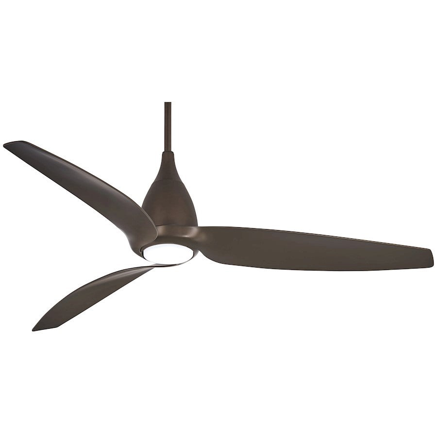 OPEN BOX ITEM: Minka Aire Tear 60" LED Ceiling Fan, Bronze - MIF831L-ORB