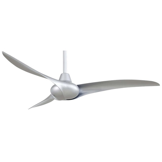 OPEN BOX ITEM: Minka Aire Wave Ceiling Fan, Silver - F843-SL