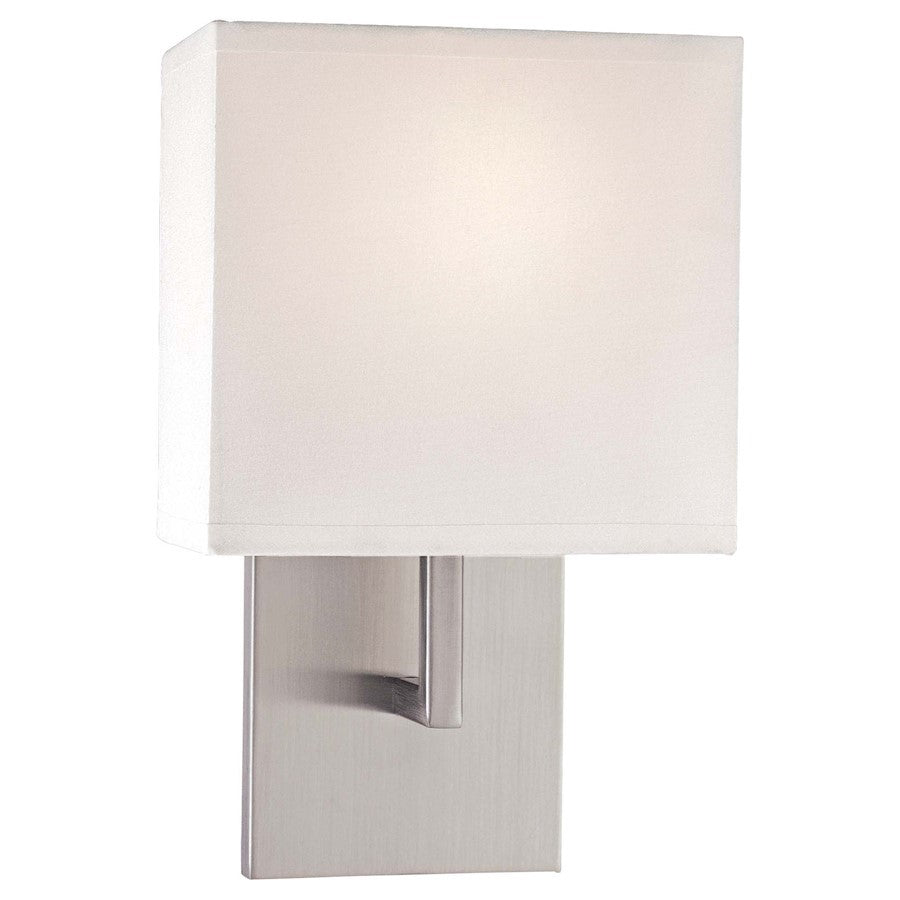 OPEN BOX ITEM: Minka George Kovacs 1 Light Sconce, Brushed Nickel - P470-084