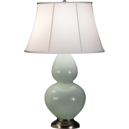 OPEN BOX ITEM: Robert Abbey 1791 Double Gourd 1 Light Table Lamp, Glazed Ceramic