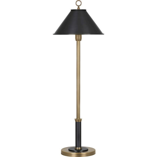 OPEN BOX ITEM: Robert Abbey Aaron 1 Light Table Lamp, Brass/Bronze - RO703