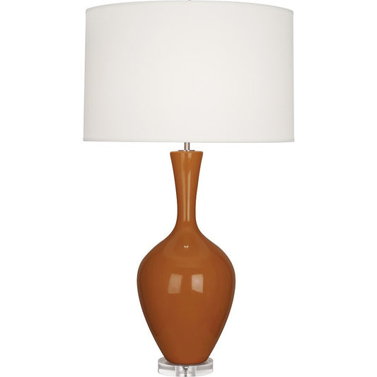 OPEN BOX ITEM: Robert Abbey Audrey 1 Light Table Lamp, Cinnamon - ROCM980