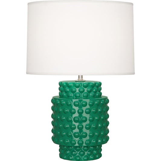 OPEN BOX ITEM: Robert Abbey Dolly 1 Light Accent Lamp, Emerald Ceramic - ROEG801