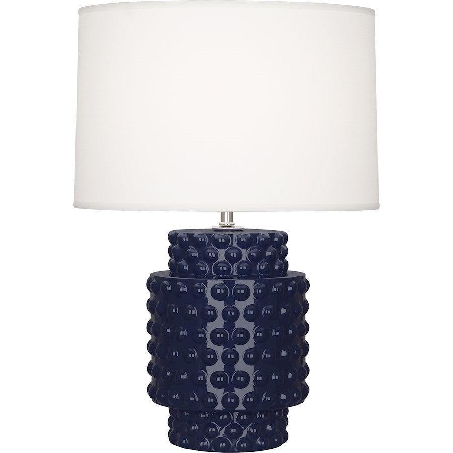 OPEN BOX ITEM: Robert Abbey Dolly 1 Light Accent Lamp, Blue Ceramic - ROMB801