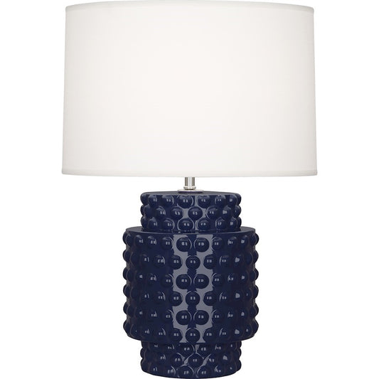 OPEN BOX ITEM: Robert Abbey Dolly 1 Light Accent Lamp, Blue Ceramic - ROMB801