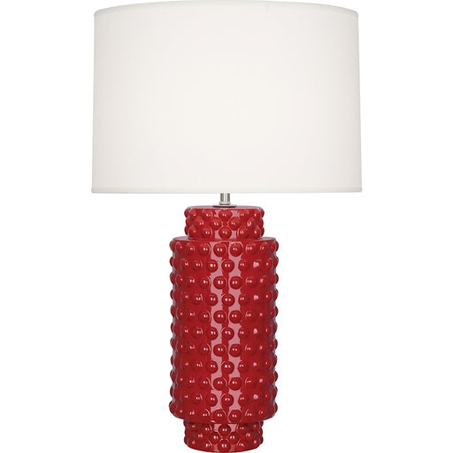 OPEN BOX ITEM: Robert Abbey Dolly 1 Light Table Lamp, Ruby Red - RORR800