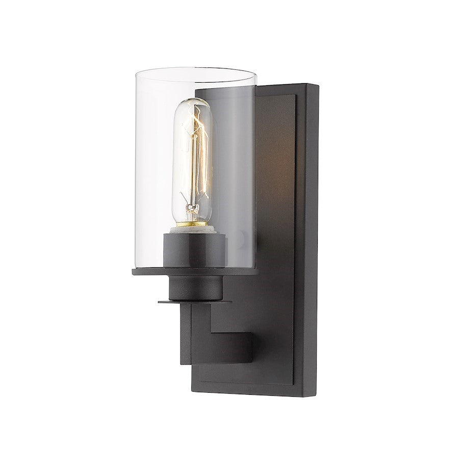 OPEN BOX ITEM: Z-Lite Savannah 1 Light Wall Sconce, Bronze - 462-1S-BRZ