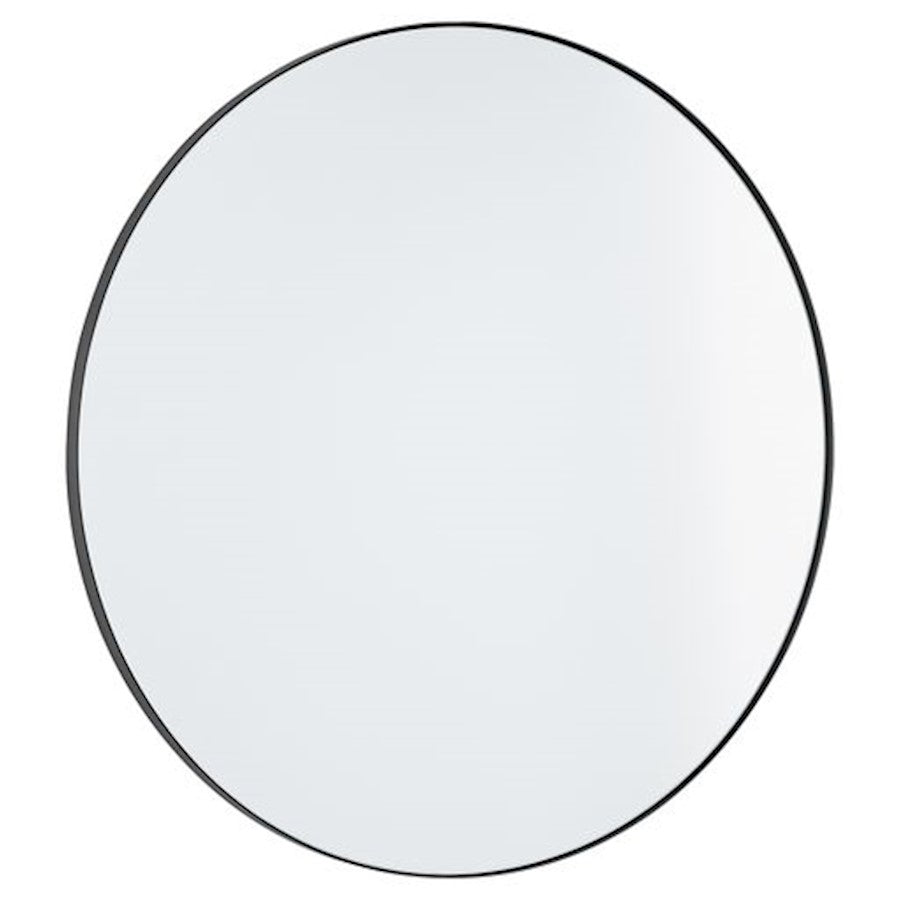 Quorum 30" Round Mirror, Matte Black - 10-30-59